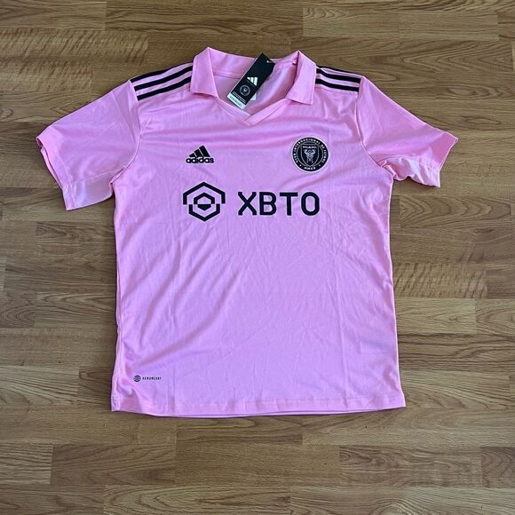 Miami International FBC Soccer Jersey by Adidas Mens Size: Medium (Slim Fit) - Picture 1 of 3